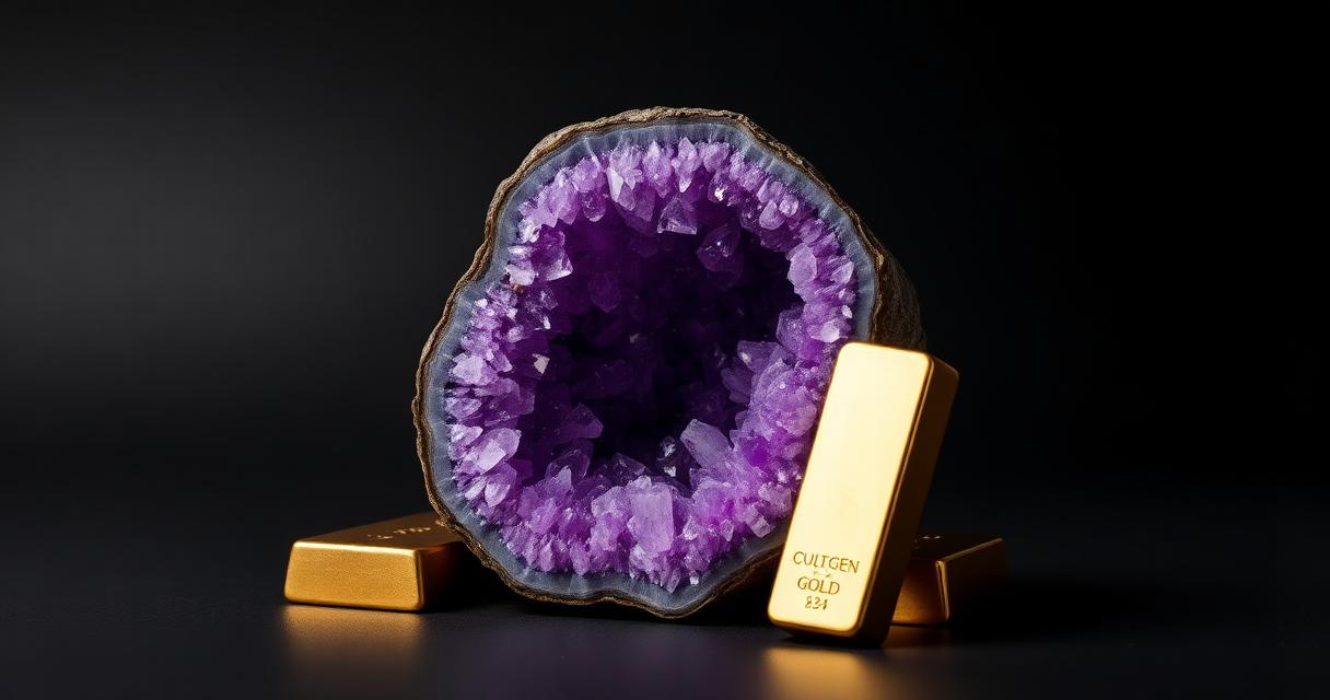 THẠCH ANH TÍM (AMETHYST) VÀ VÀNG: KHI VÀNG TĂNG “NÓNG” NHƯNG TÍM THẠCH ANH VẪN CÓ SỨC HÚT RIÊNG