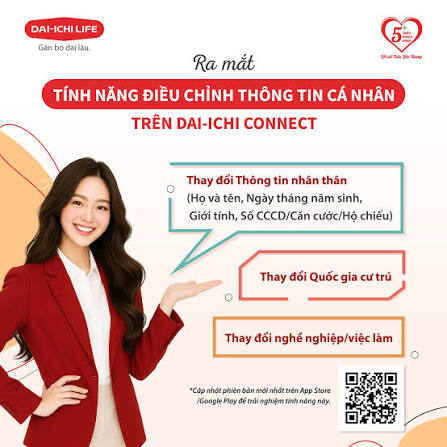 Cách Thay Đổi Thông Tin Cá Nhân Trên Hợp Đồng Bảo Hiểm Dai-ichi Life Online & Offline